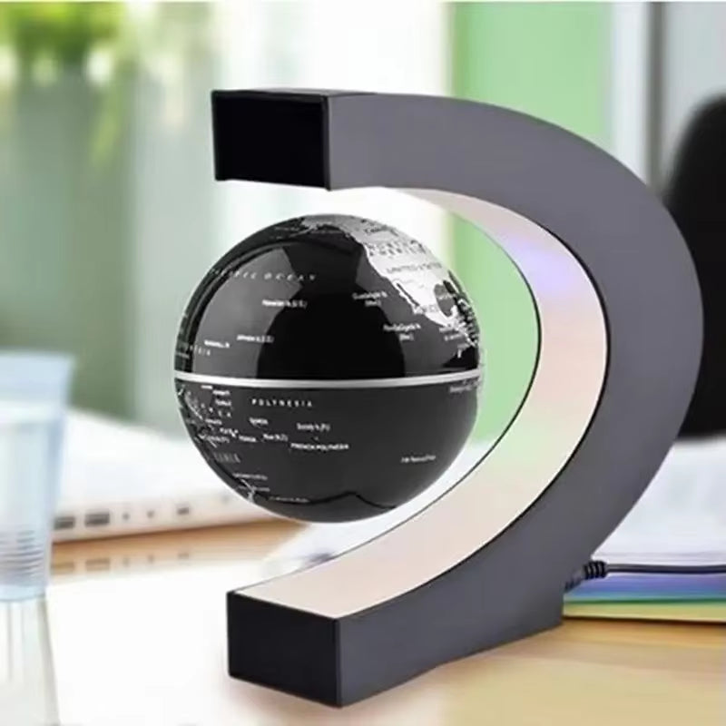 Magnetic Levitating Globe with LED Light, Cool Tech Gift Birthday Gifts for Kids, Floating Globes World Desk Gadget Decor