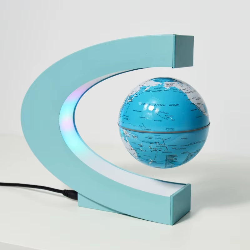 Magnetic Levitating Globe with LED Light, Cool Tech Gift Birthday Gifts for Kids, Floating Globes World Desk Gadget Decor